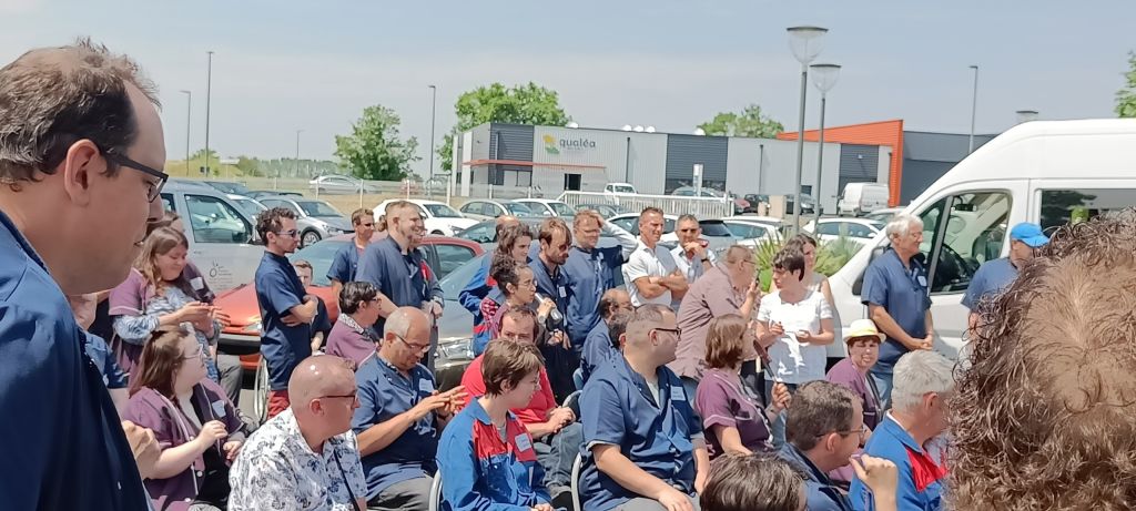 remise des médailles inauguration ESAT 