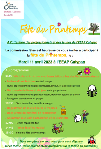 flyer de la Fête du Printemps 